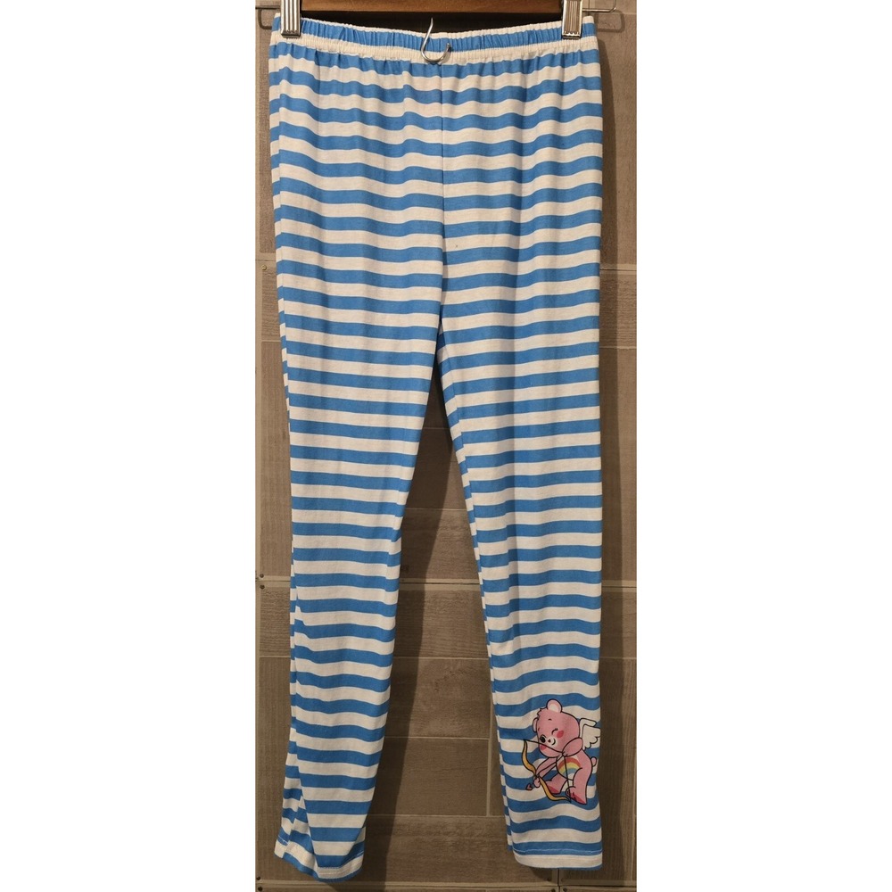 Care‎ Bears Pants Girls Size 8-9 Leggings Blue White
